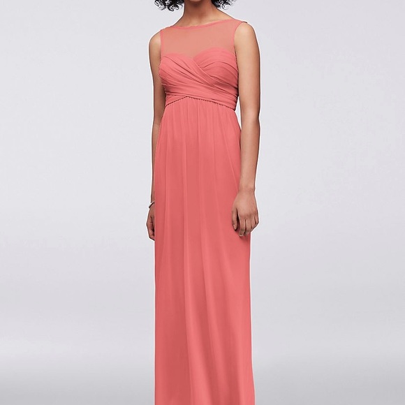 Coral bridesmaid dress - Picture 1 of 3